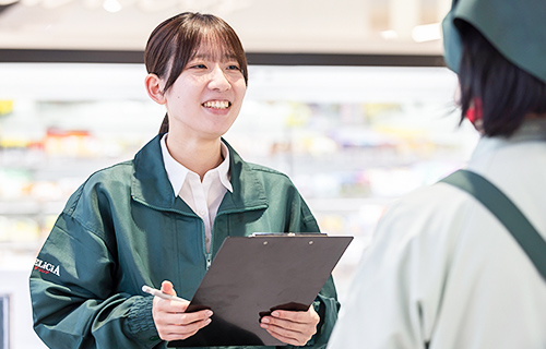 インタビューの様子